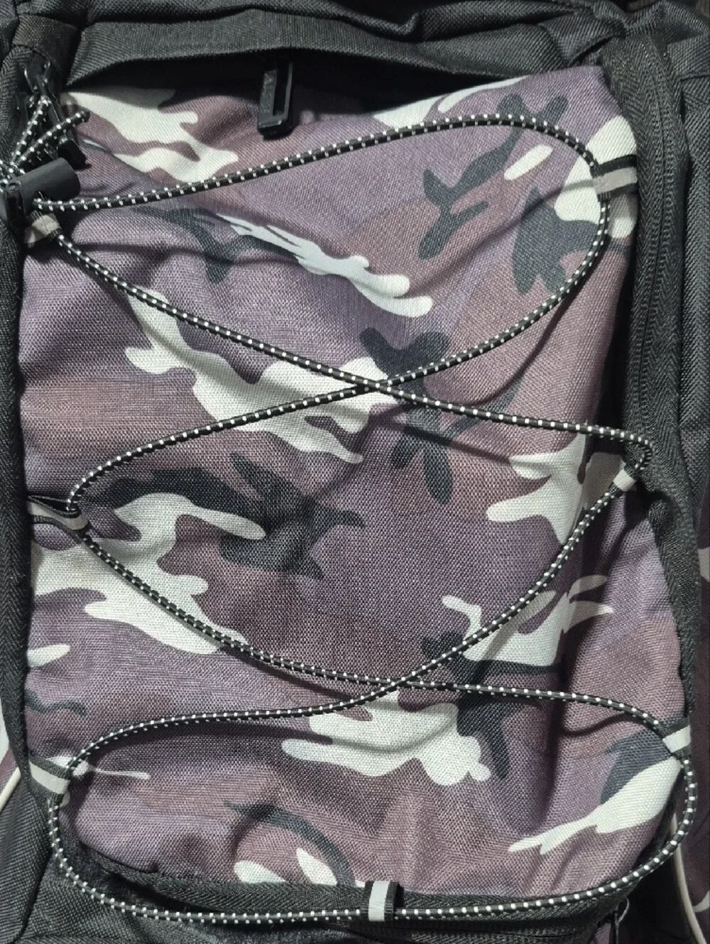 Men's Black & Gray Camo Backpack - Baseball Bag